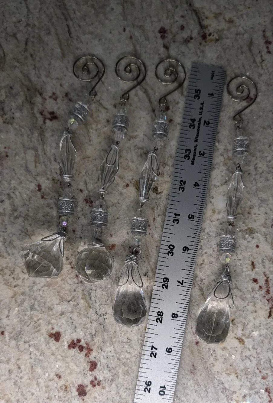 Vintage clear acrylic